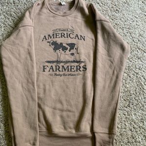 Support American Farmers sweatshirt, size S